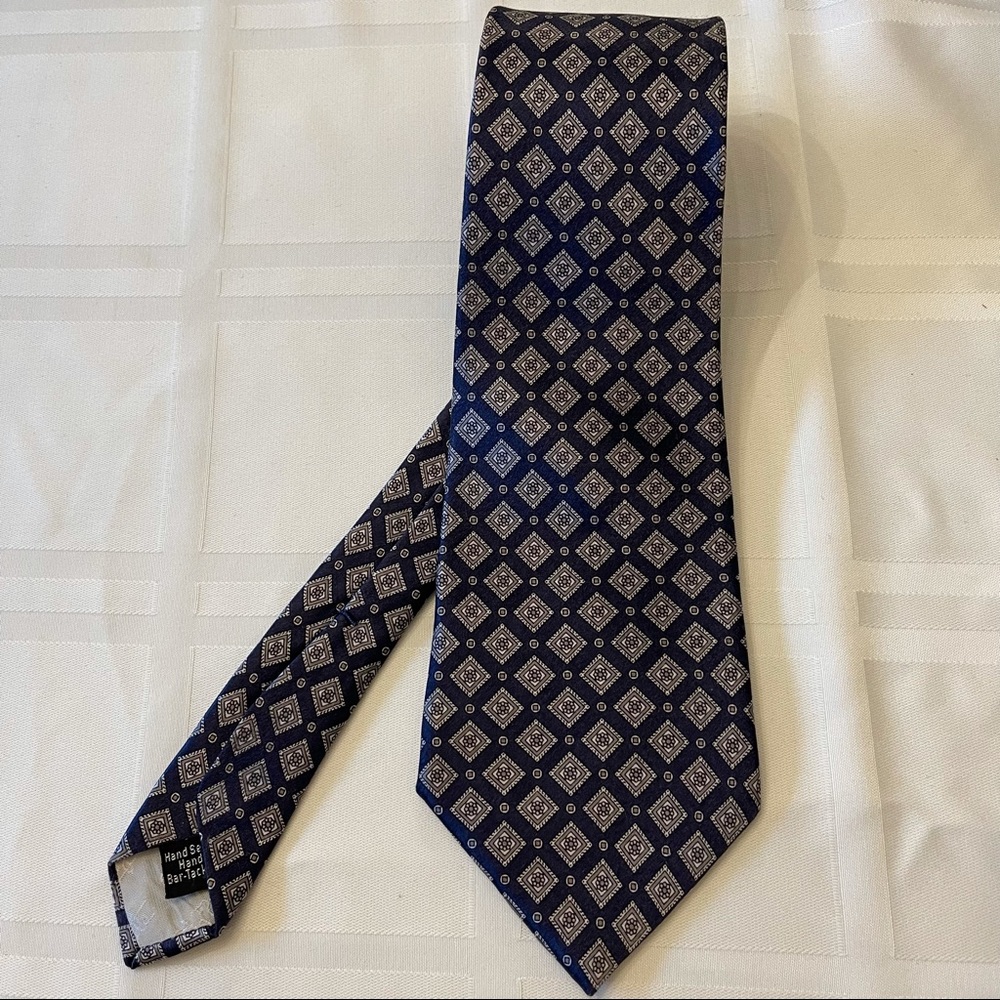 Oscar de la renta silk tie